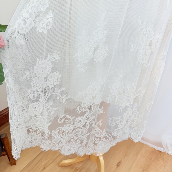 Abercrombie and Fitch Elegant White Lace Dress - Picture 13 of 13